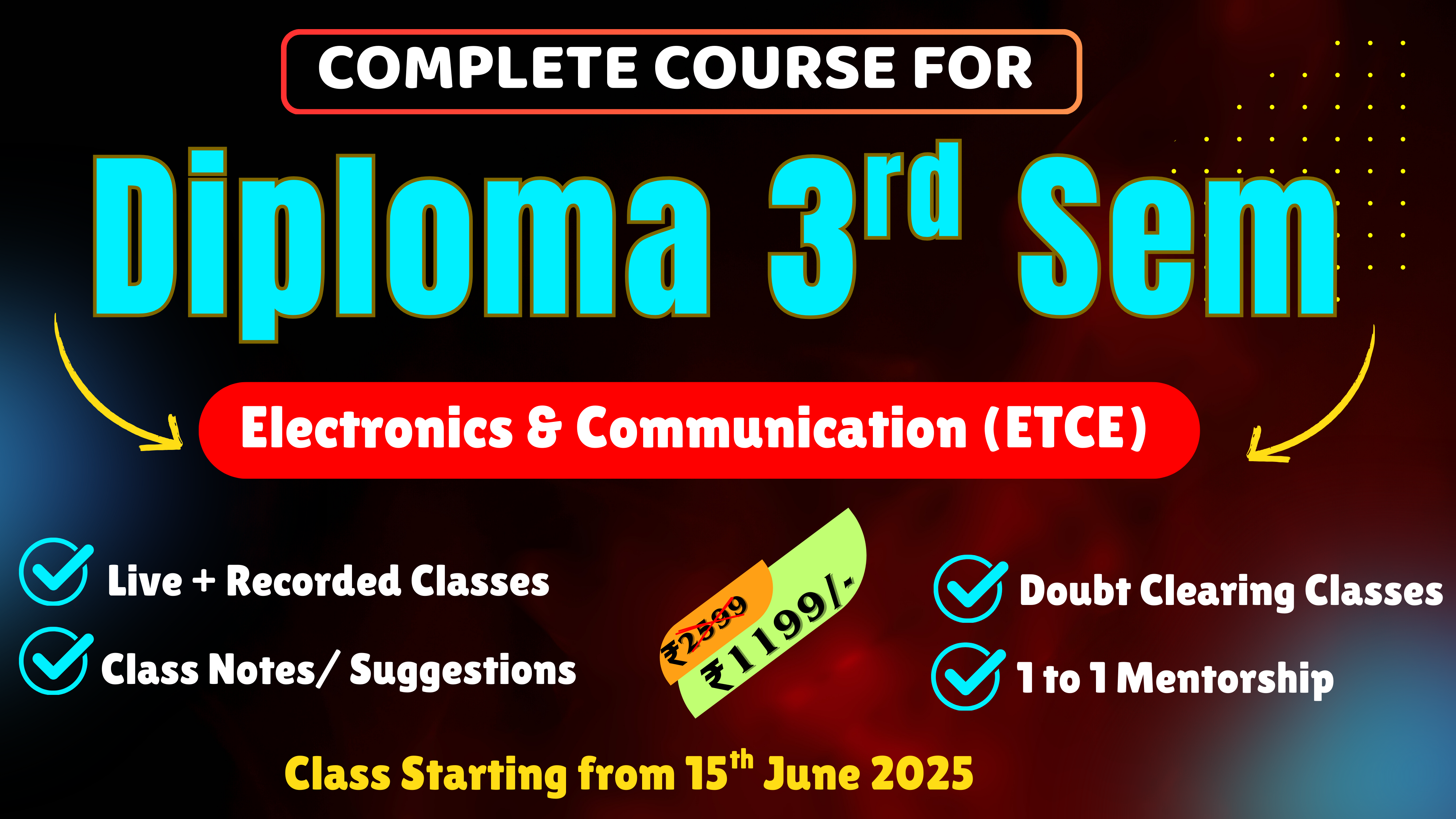 Diploma 3rd Sem ETCE 2025