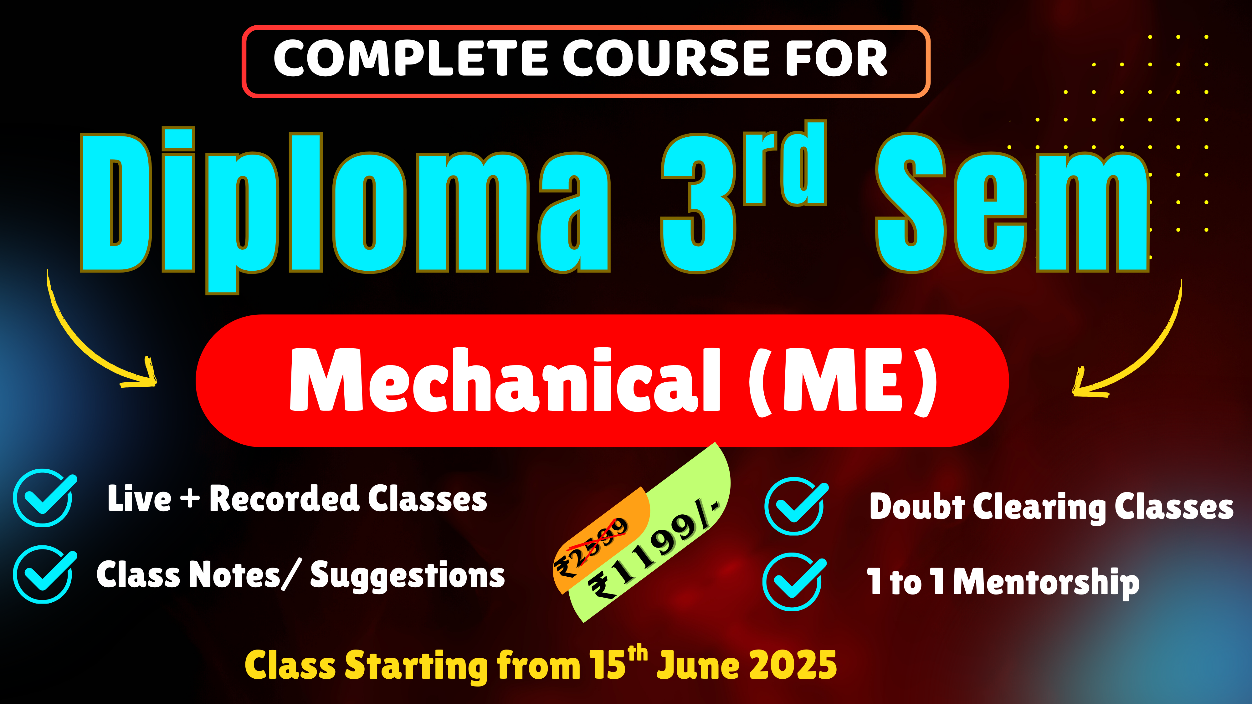 Diploma 3rd Sem ME 2025