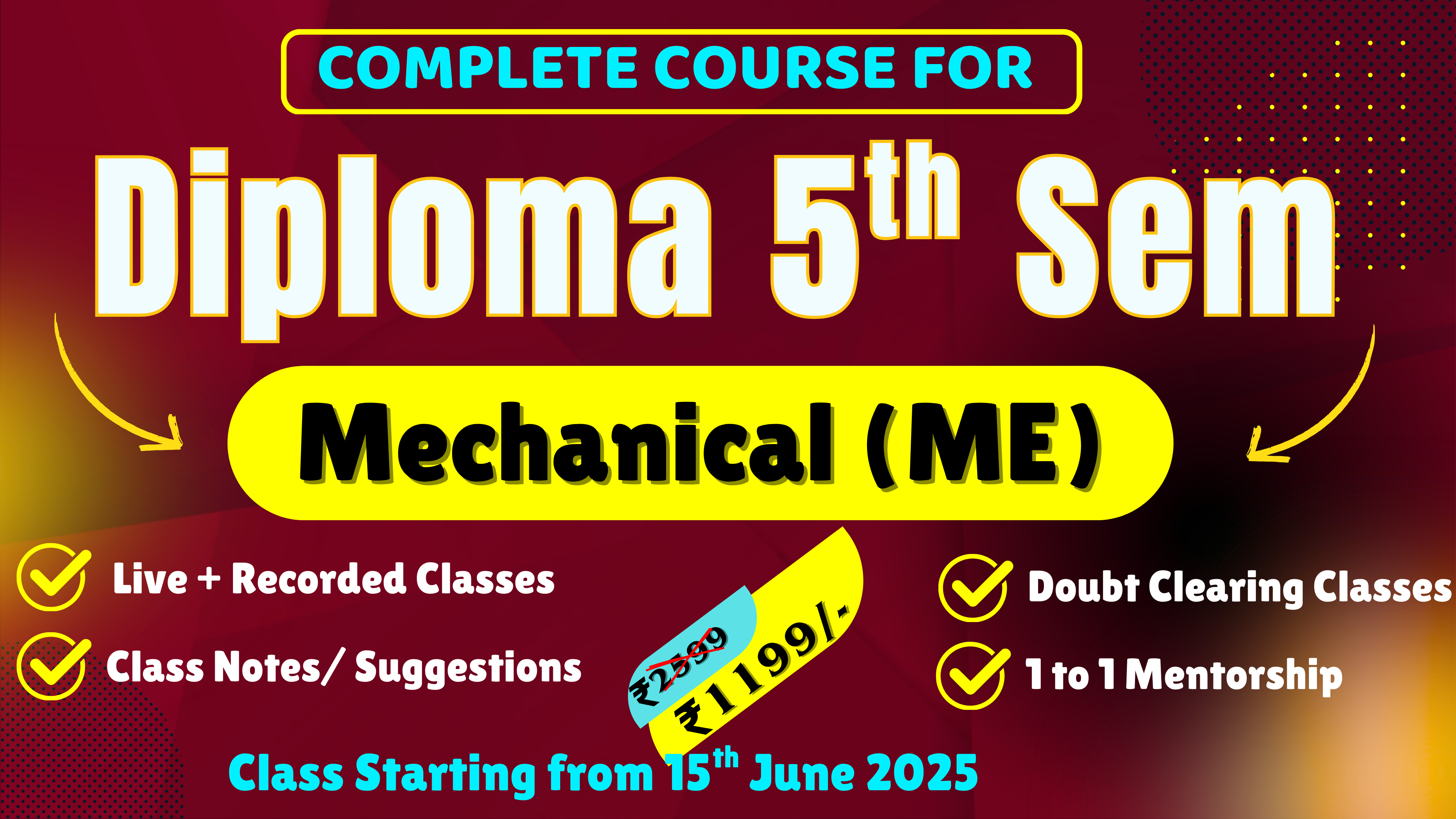 Diploma 5th Sem ME 2025