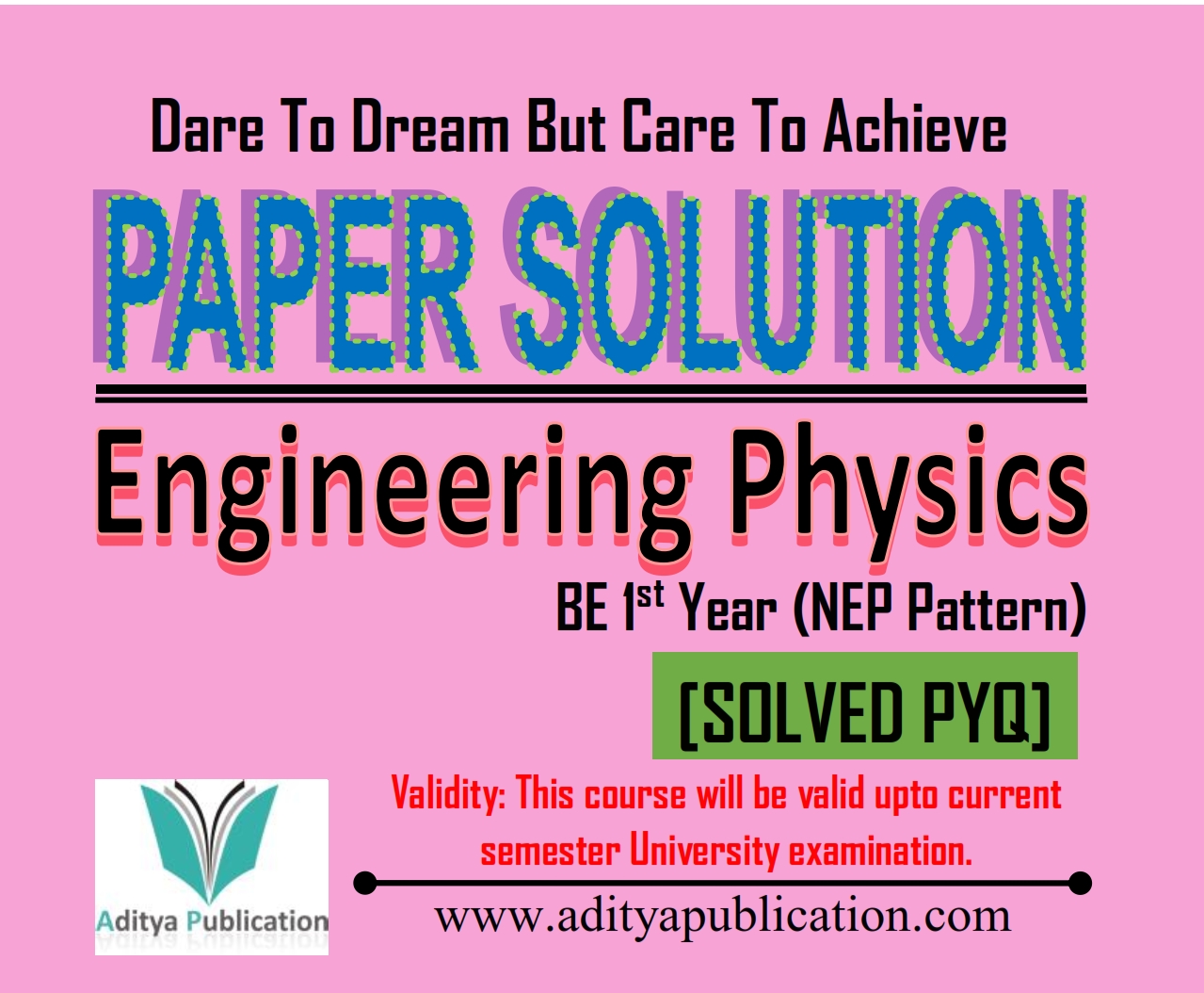 Engineering Physics BE 1st Year NEP Pattern (SPYQ)
