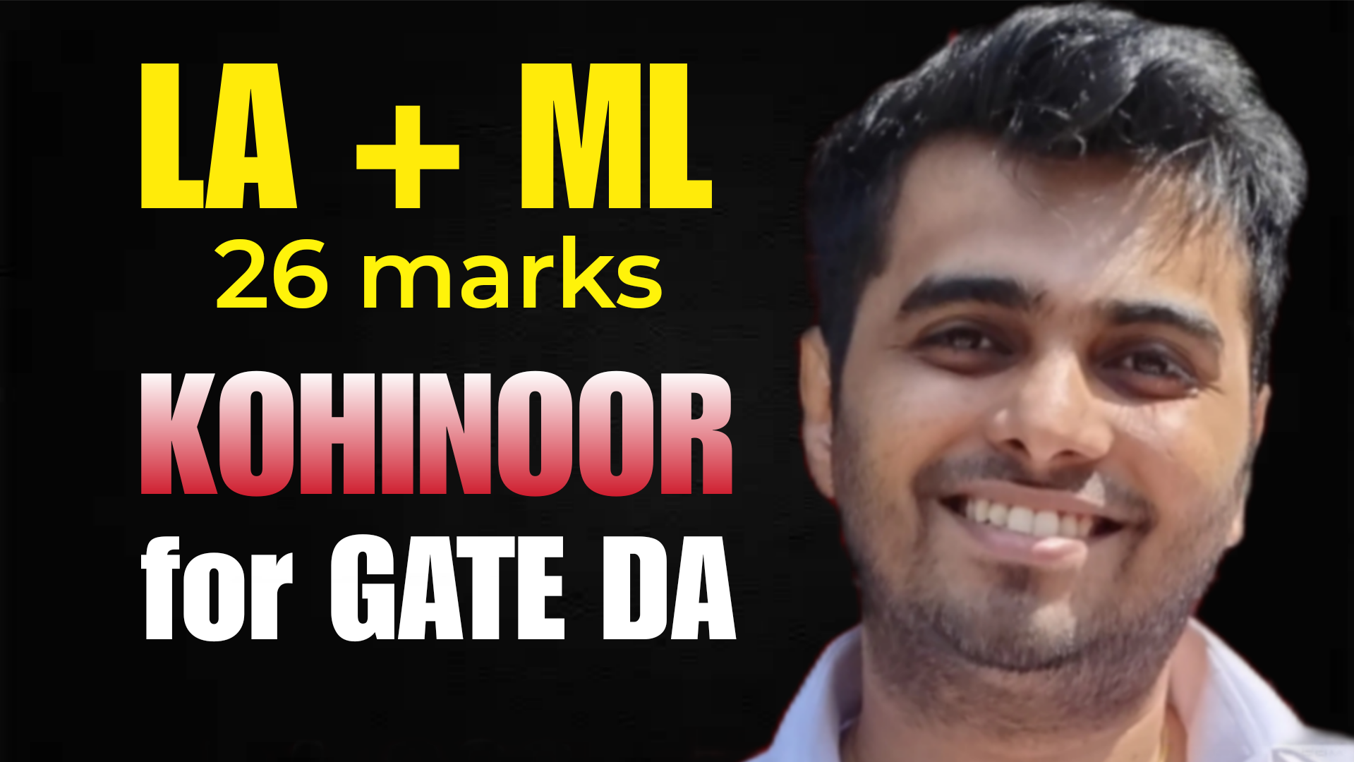 Linear Algebra + Machine Learning for GATE DA (12+14=26 Marks)