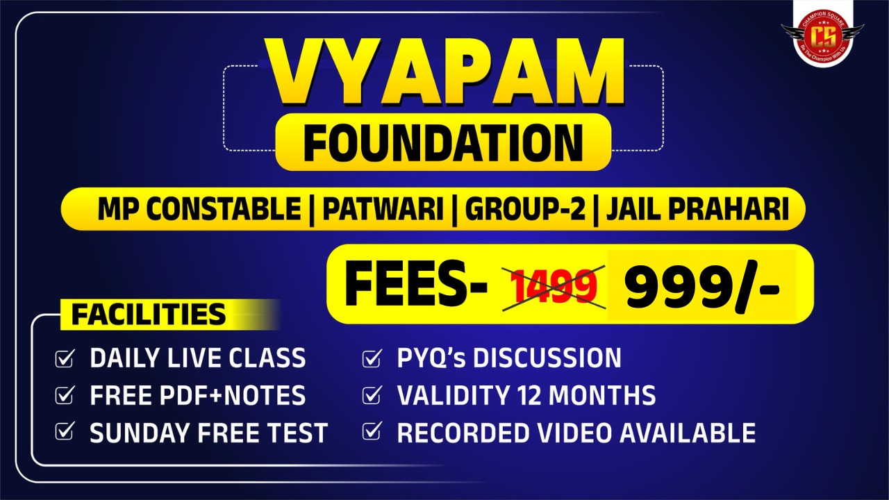 ESB/Vyapam Foundation Batch