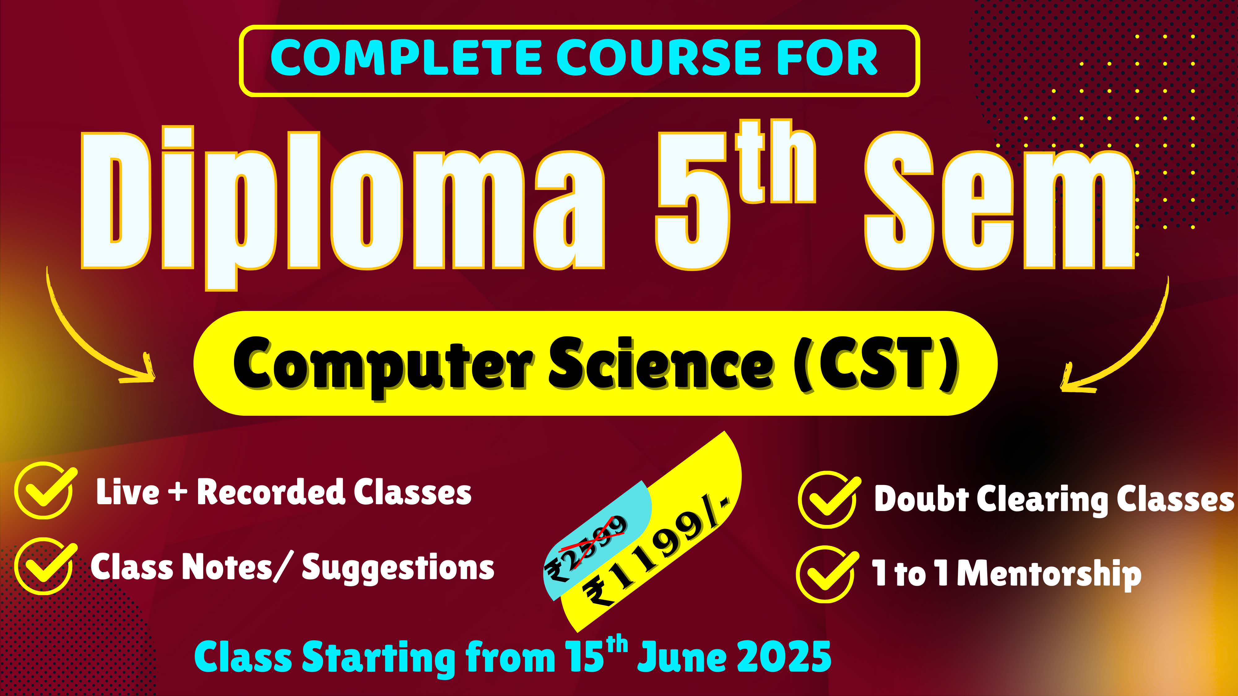 Diploma 5th Sem CST 2025