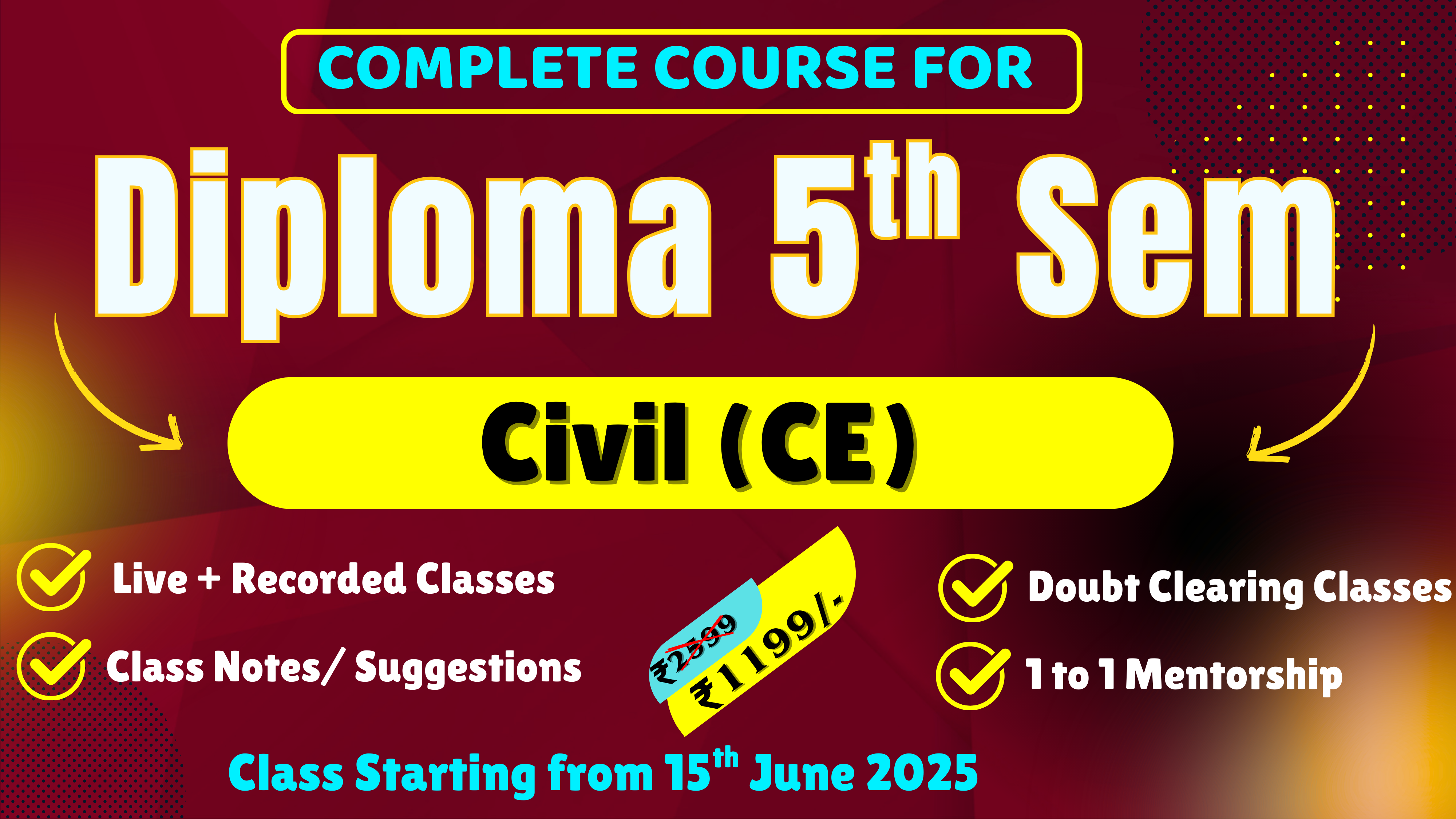 Diploma 5th Sem CE 2025