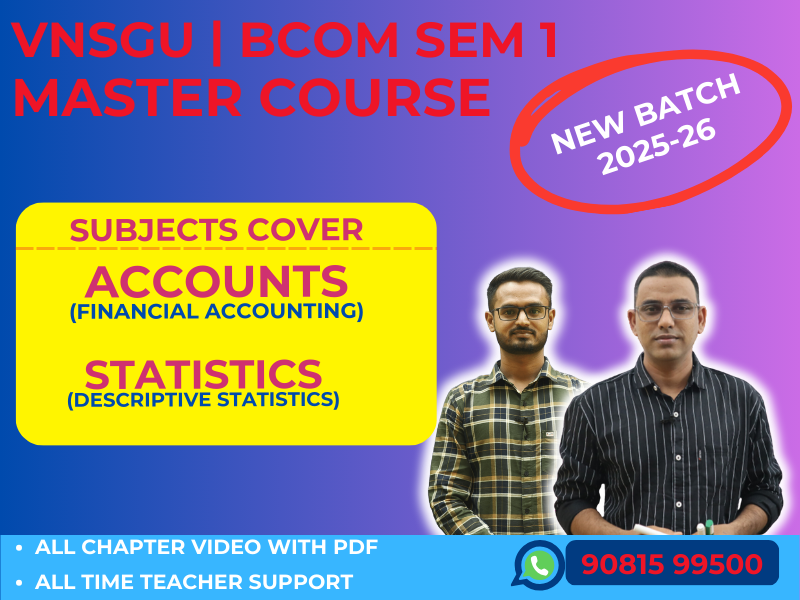 FY BCOM SEM 1 Combo Course