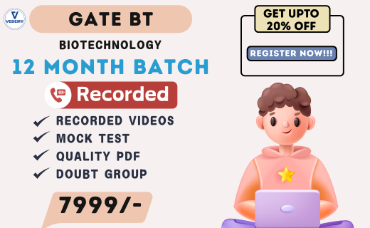GATE BT (12 Months Recorded Batch)