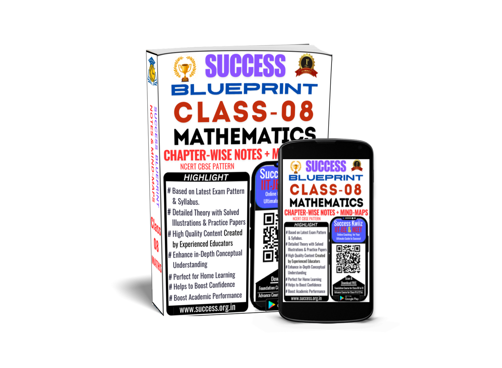 Notes and Mind Maps for Class 08 Maths (CBSE – NCERT Pattern)