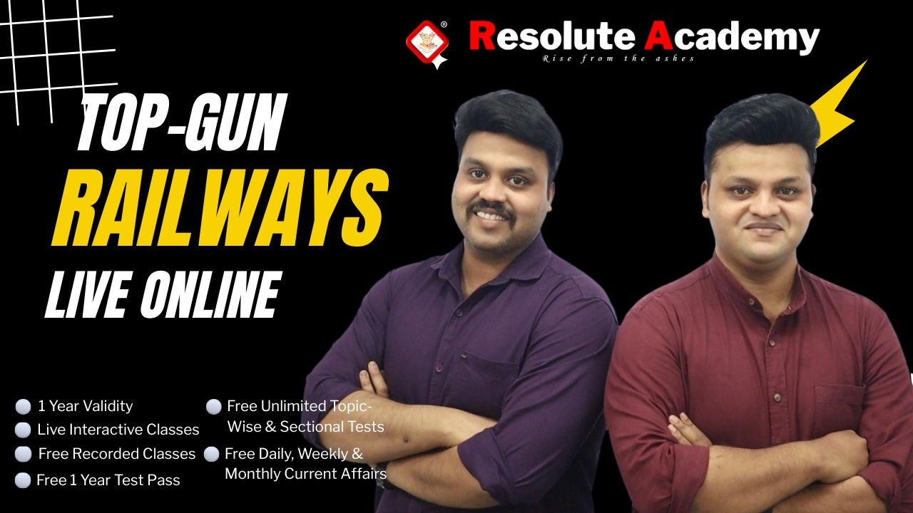 TOP-GUN RAILWAYS LIVE ONLINE COURSE (1 YEAR VALIDITY)