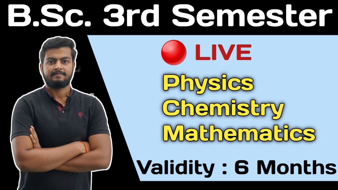 B.Sc. 3rd Semester Math Group 2025. Live. 