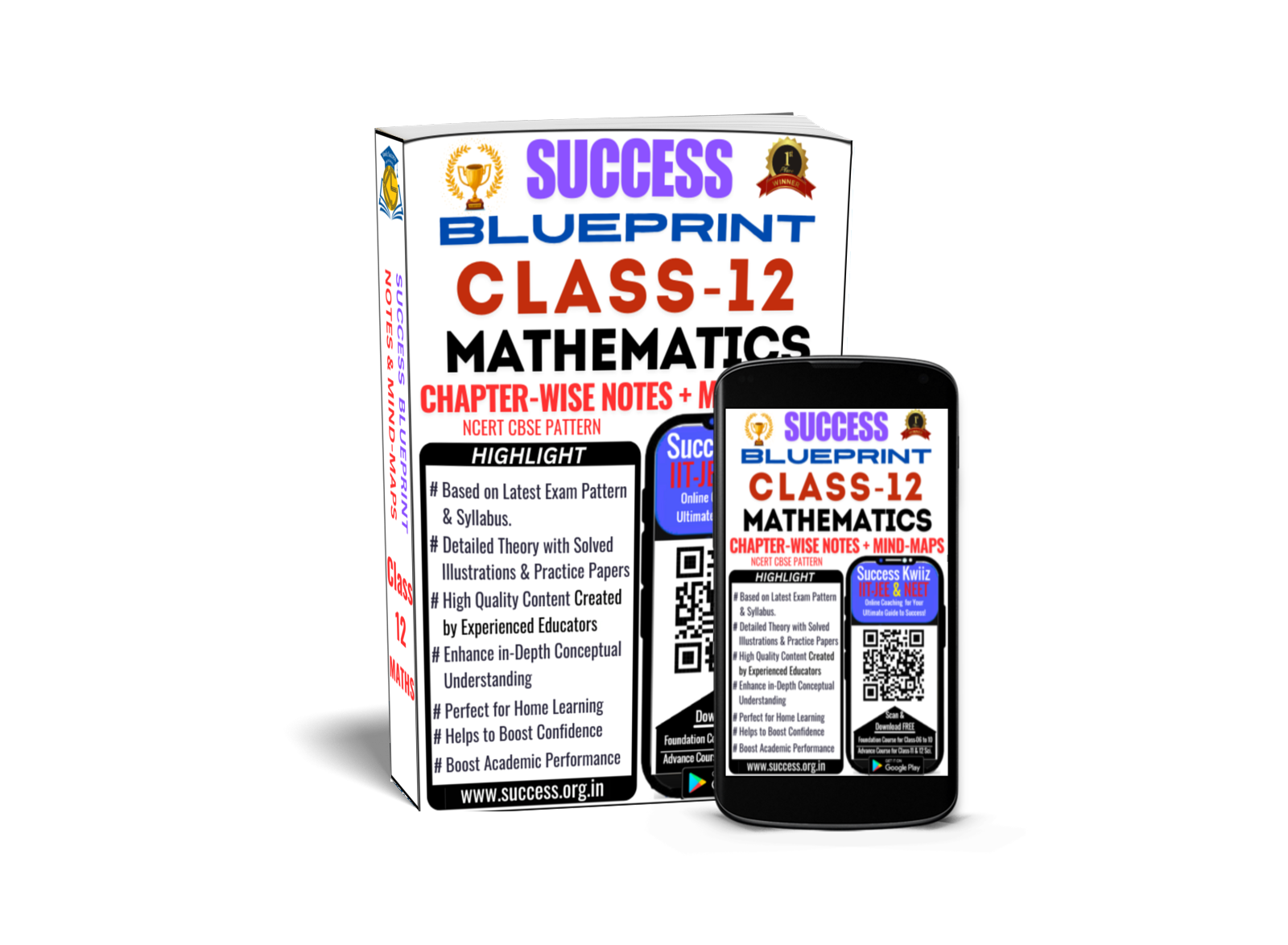 Notes and Mind Maps for Class 12 Maths (CBSE – NCERT Pattern)