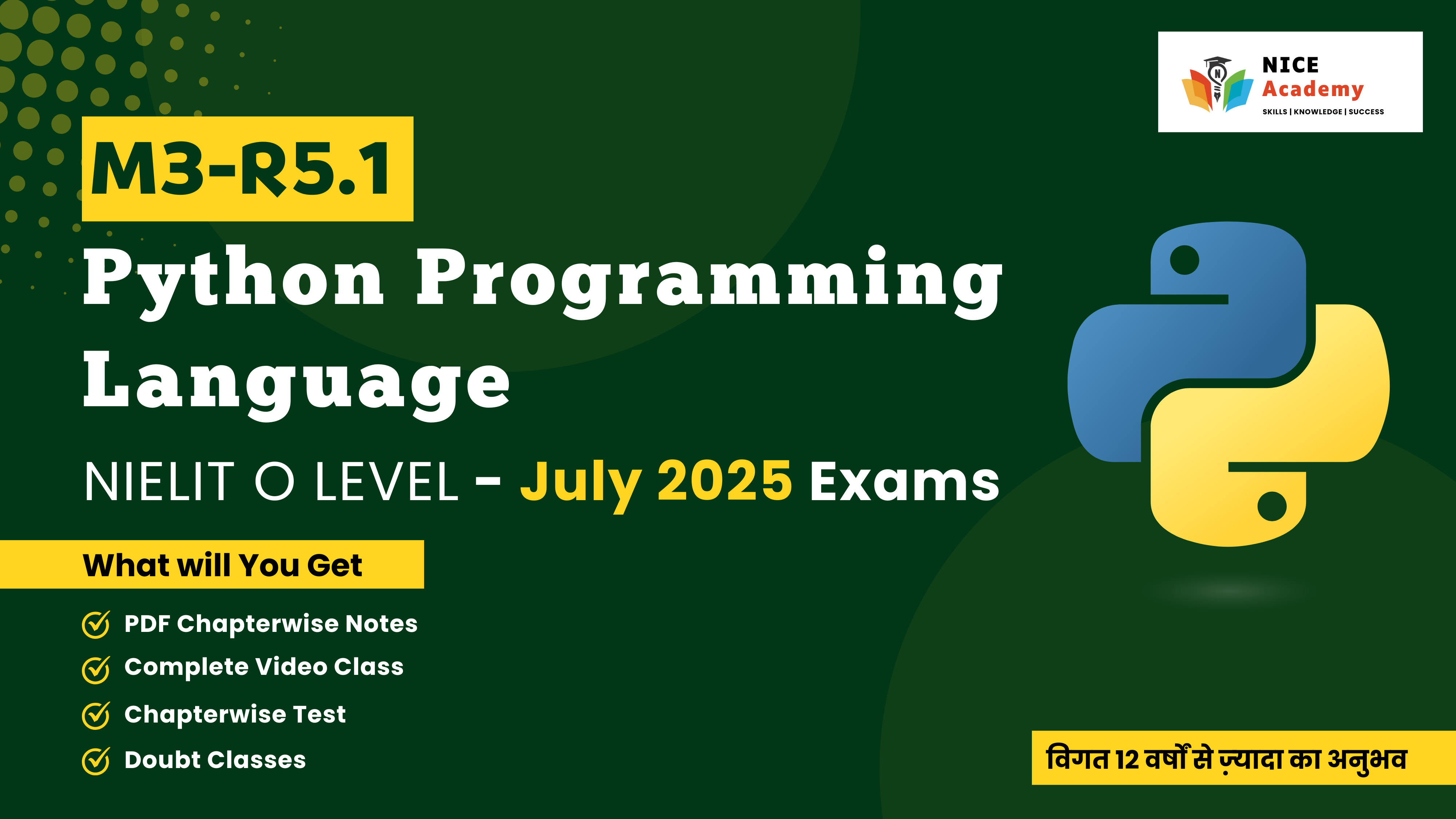 Python Programming (M3-R5.1) July 2025