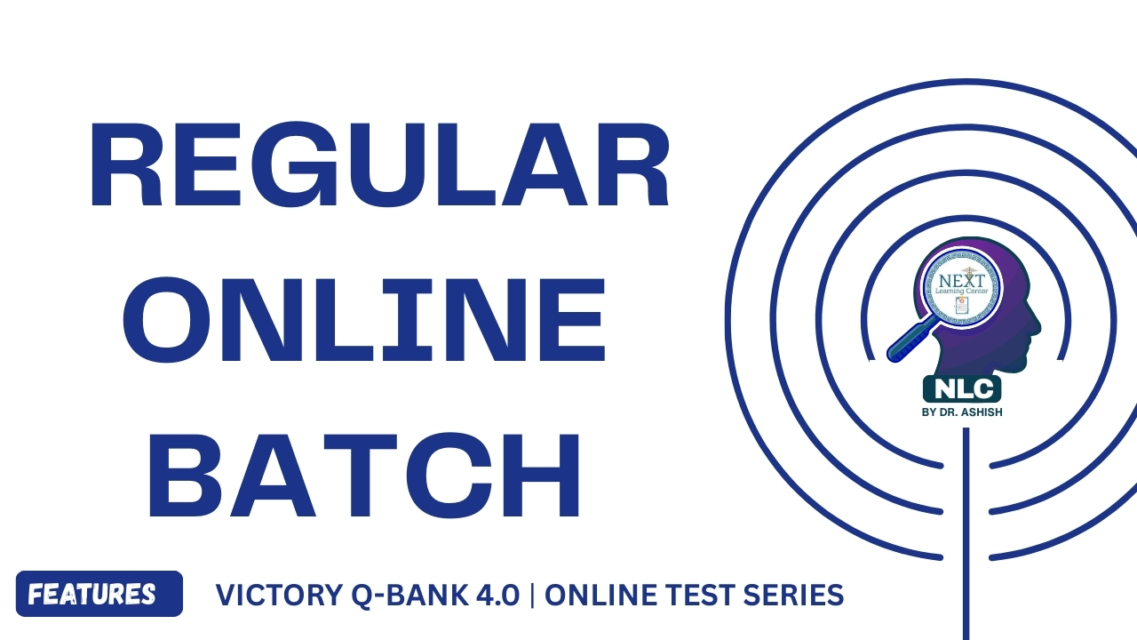 REGULAR ONLINE COURSE FMGE DEC.25