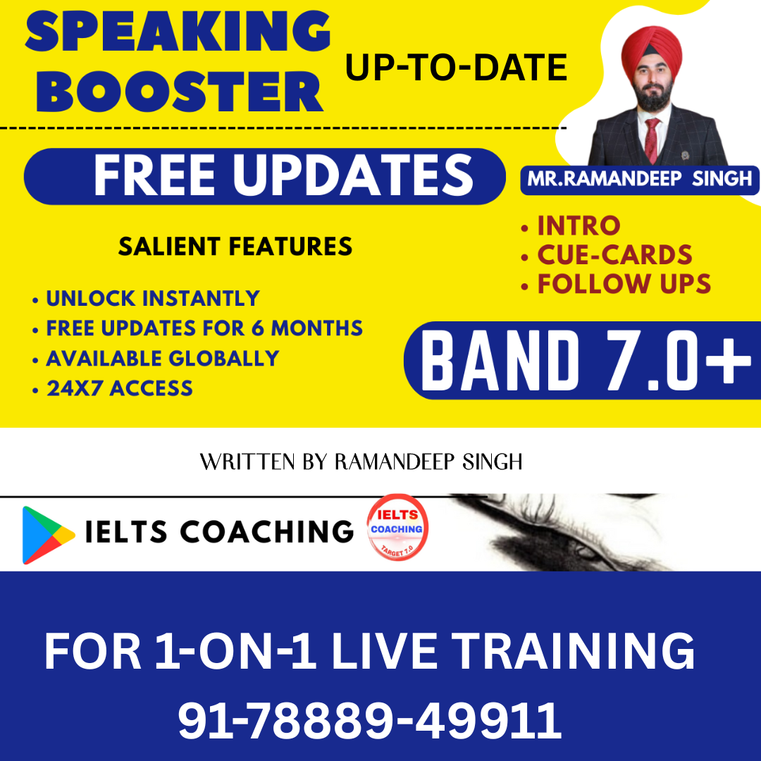 IELTS SPEAKING BOOSTER(FREE UPDATES)