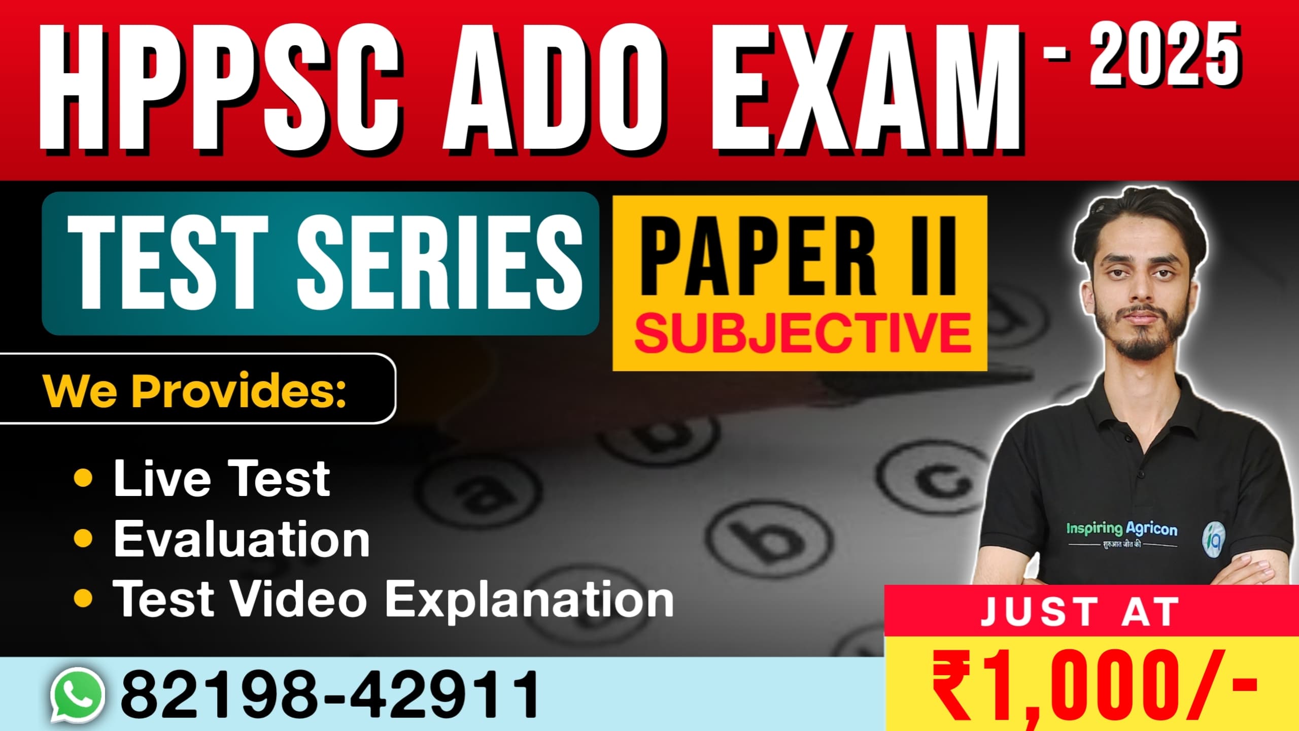 HPPSC ADO Exam Paper II Test Series