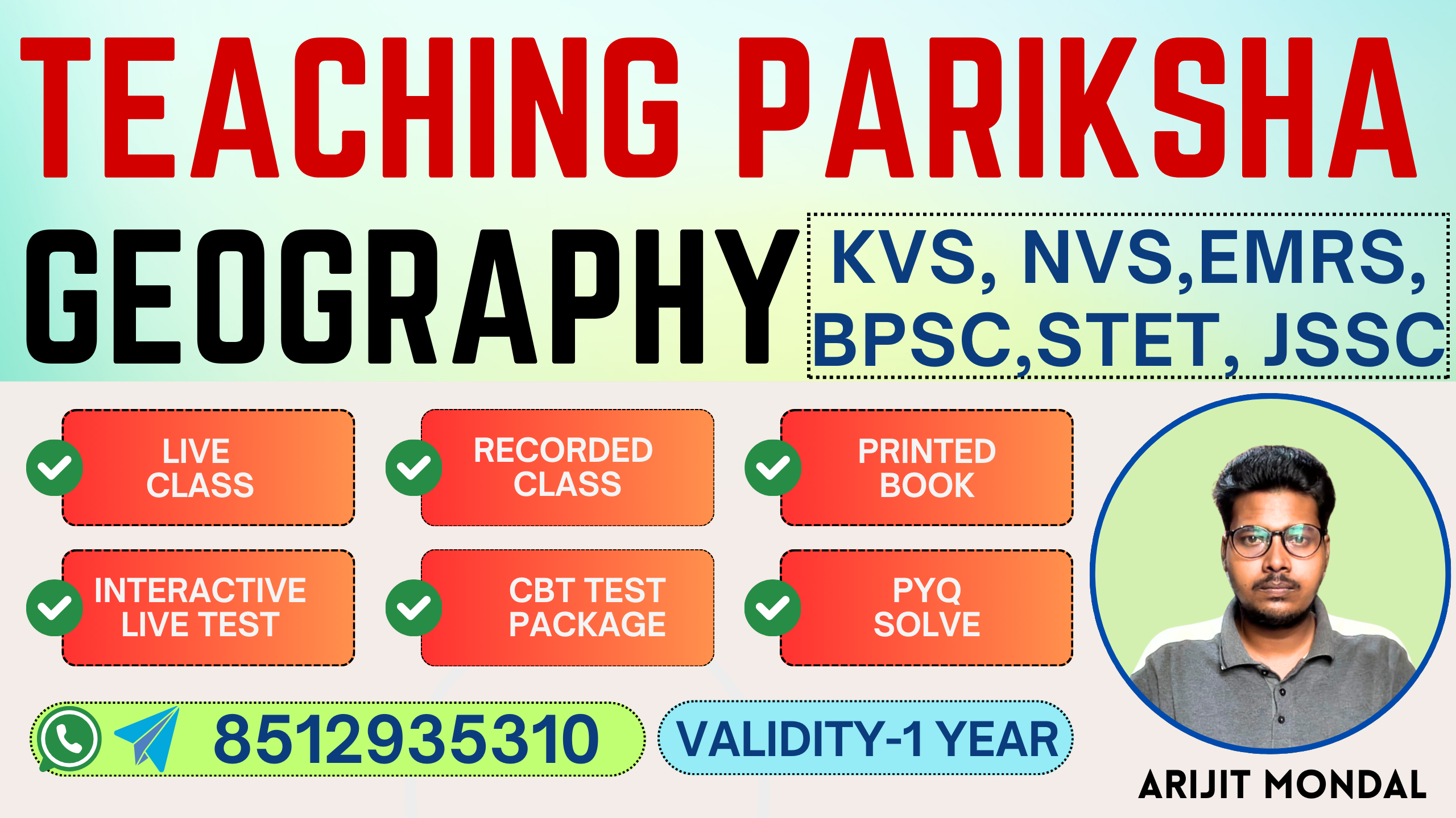 TEACHING PARIKSHA 2.0 GEOGRAPHY + GEN PAPER
