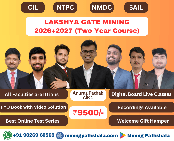 LAKSHYA GATE MINING 2026 + 2027 (Two Year Course)