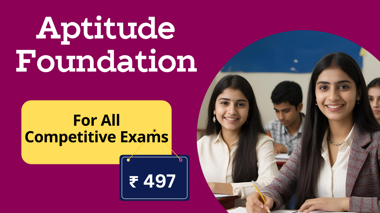 Foundation course for competitive exams