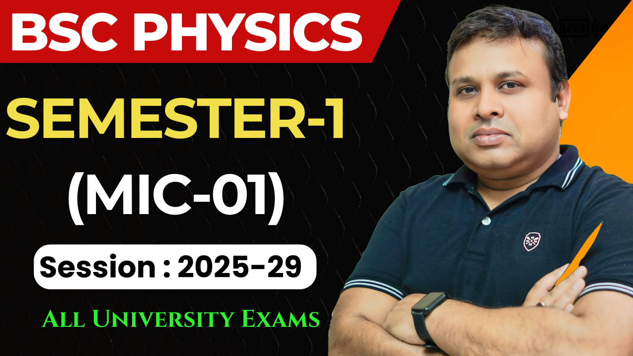 MIC-1(PHYSICS)|Semester-1|2025-29|