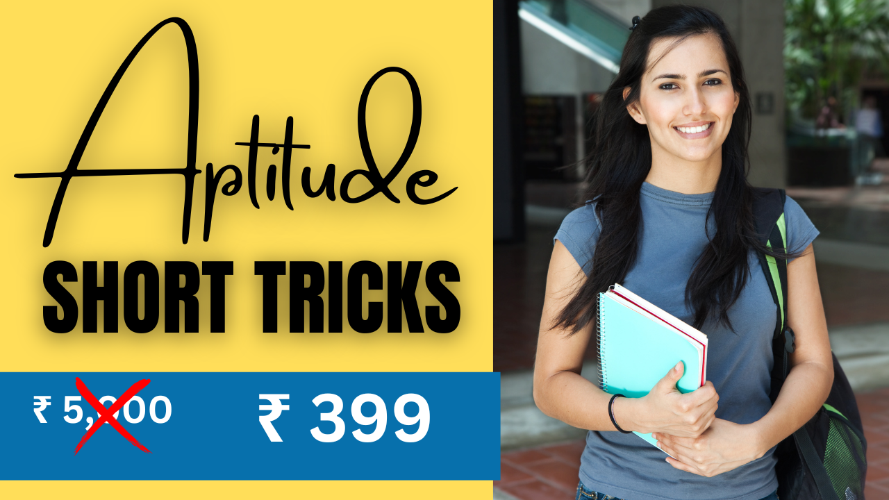 Short Cut Tricks on Quantitative Aptitude Chapter wise