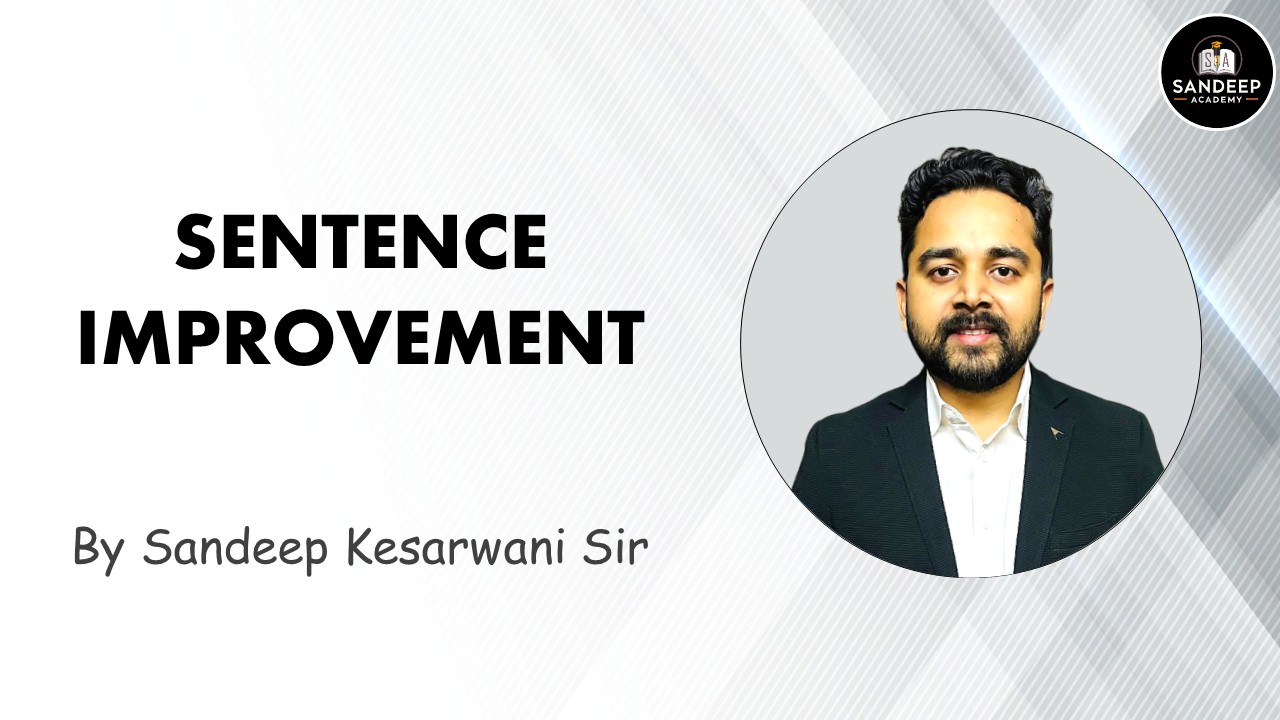 SENTENCE IMPROVEMENT Full Foundation Course with 300+ Practice Questions