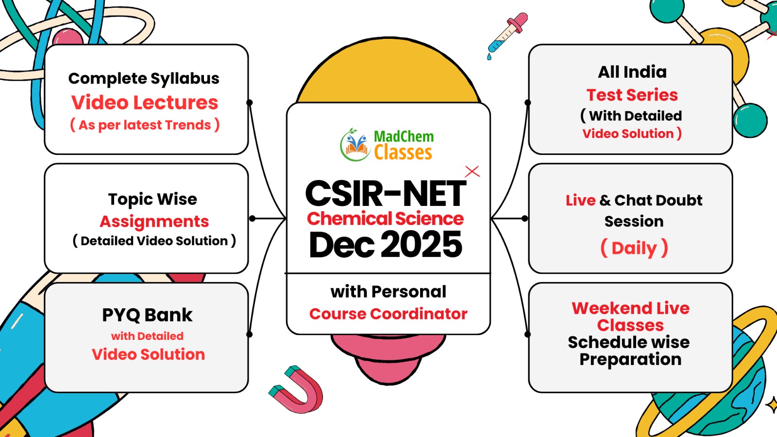 CSIR NET Dec 2025 Chemical Science : New Batch