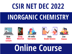 INORGANIC | DEC 2022 | CSIR NET CHEMICAL SCIENCE