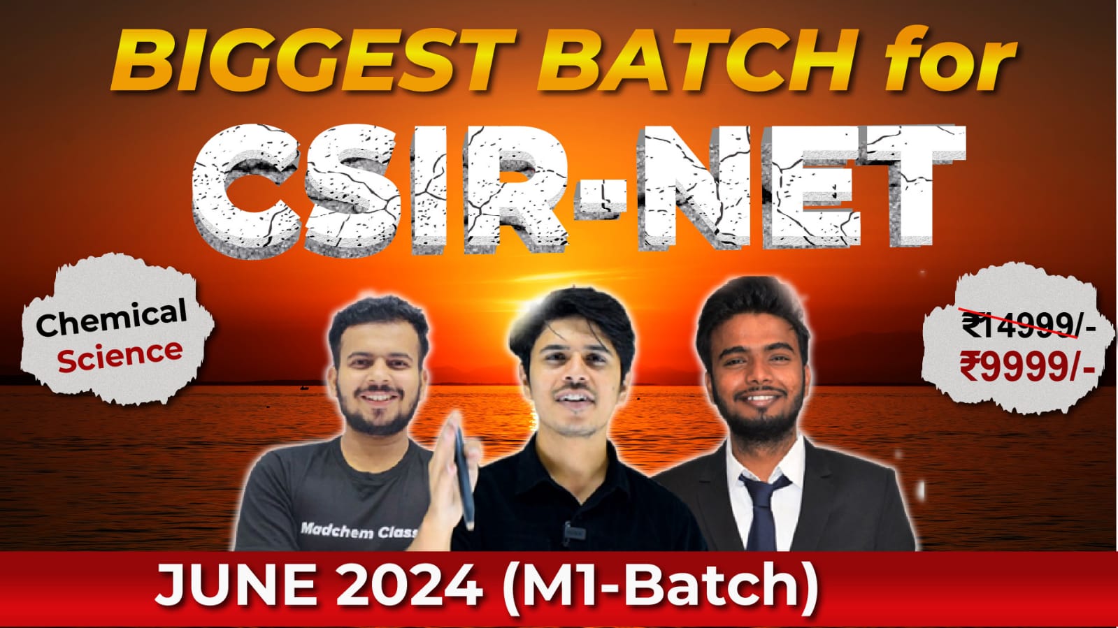 CSIR NET Chemical Science June 2024 (M1 Batch)