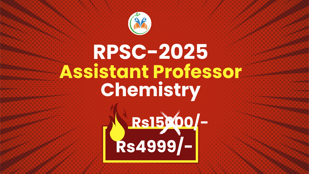 RPSC Chemistry Assistant Professor 2025 Online Course