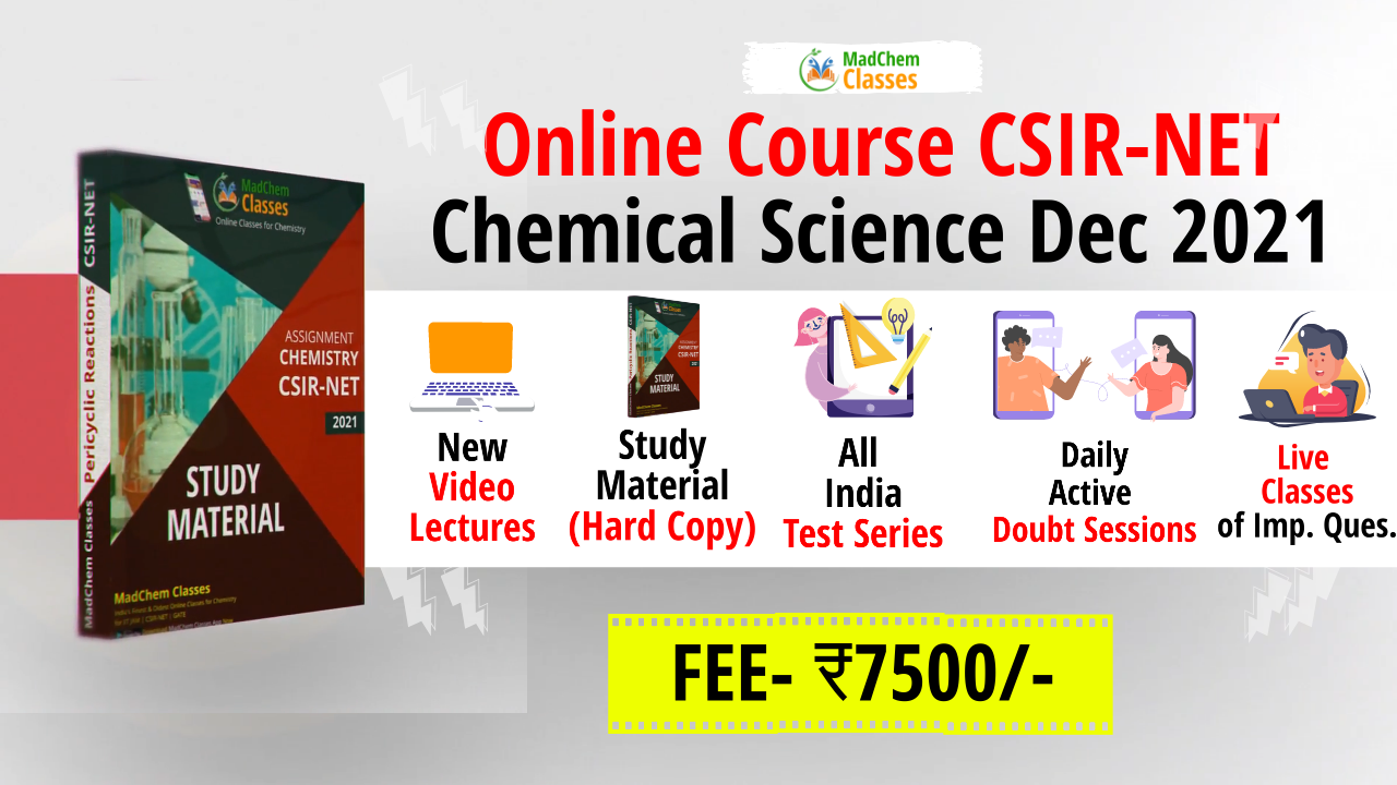 Online Course CSIR-NET Chemical Science Dec 2021(With Booklets)