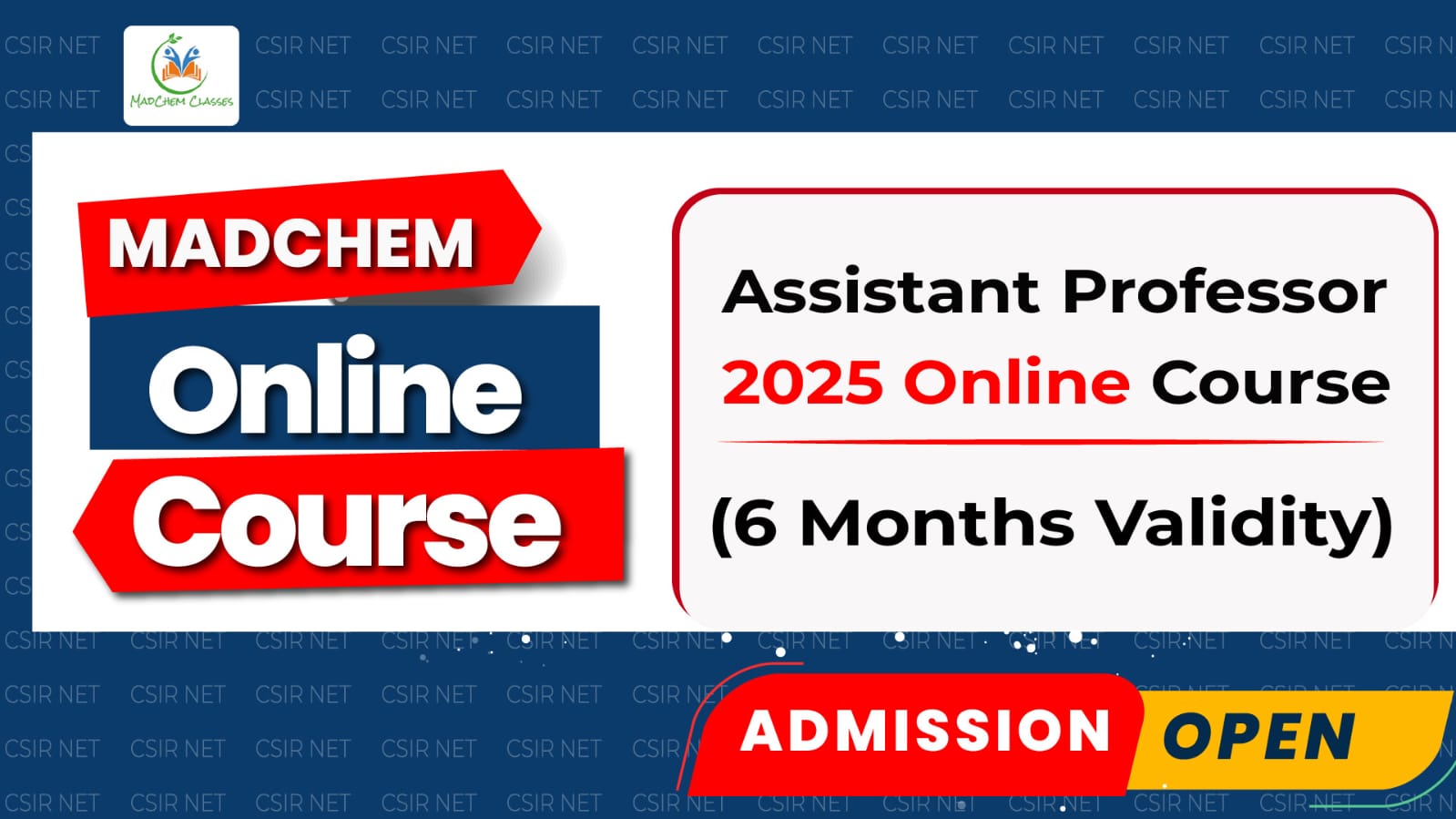 RPSC Assistant Professor 2025 Batch ( Chemistry Lecturer )