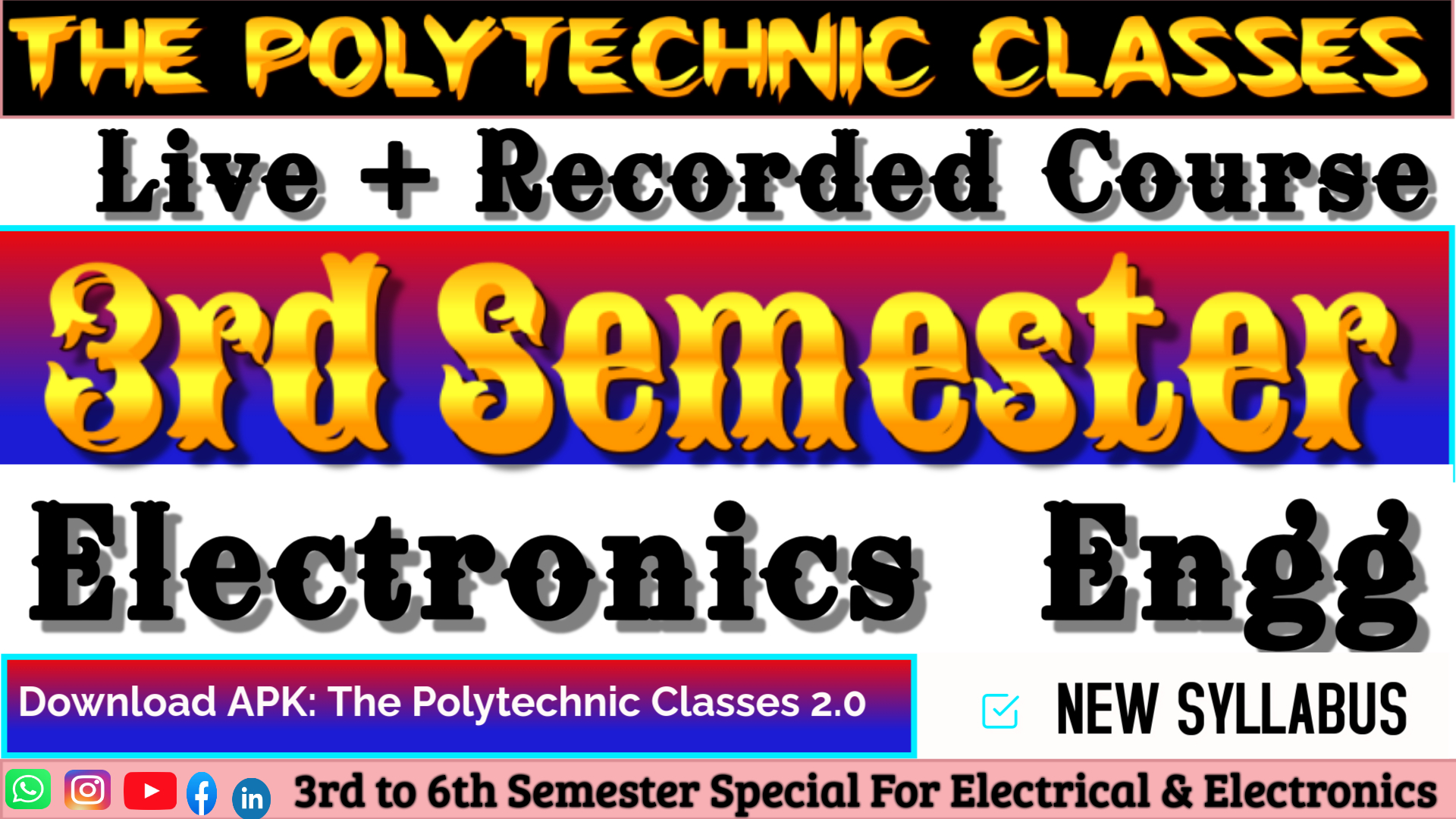 3rd Semester Electronics Engg