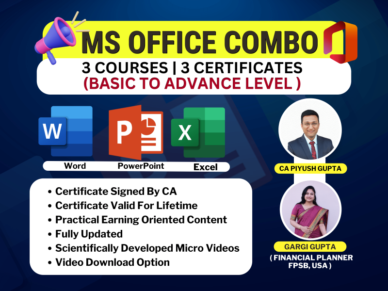 MS Office Combo - Word, PowerPoint & Excel - SC2