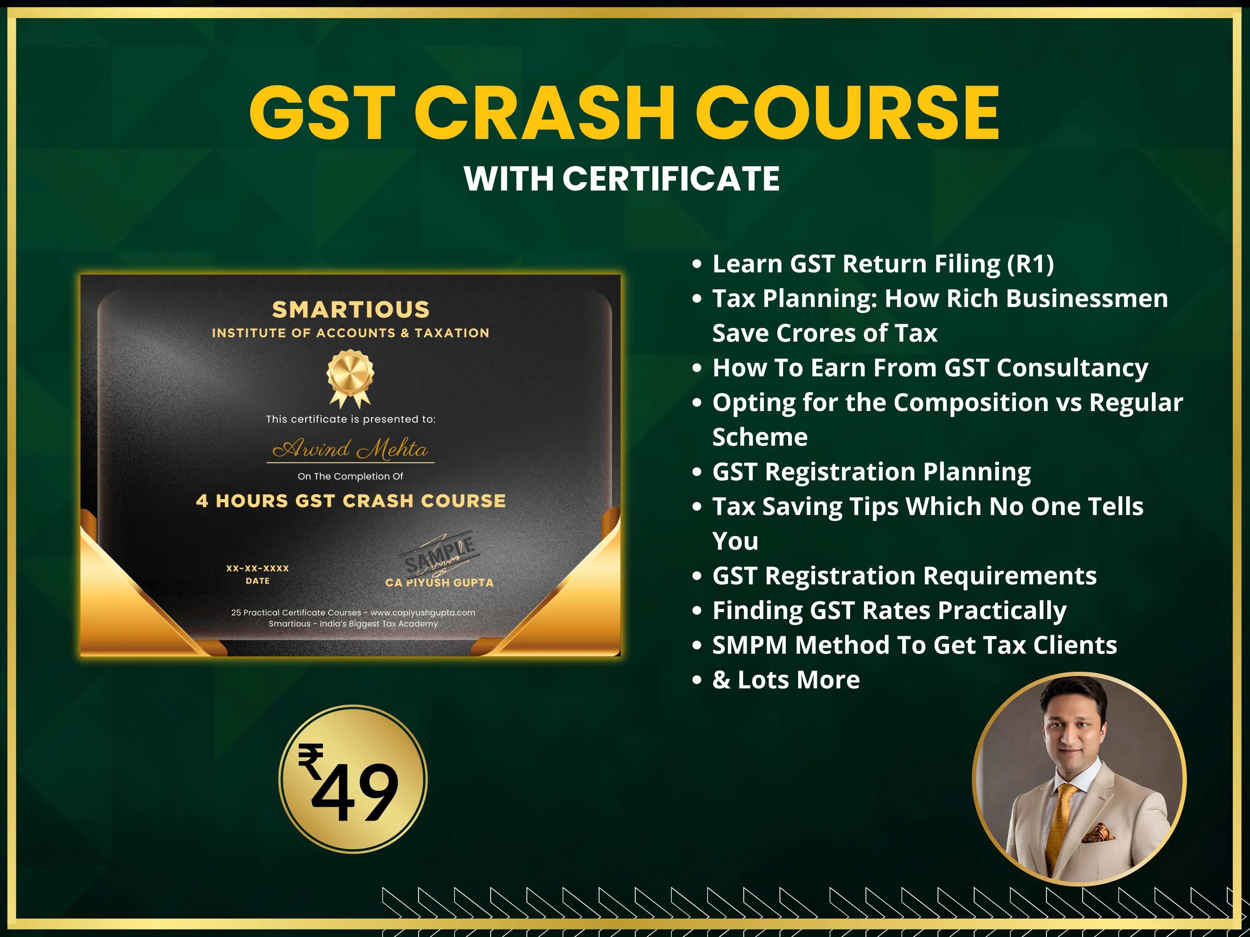 4 Hours GST CrashCourse With Certificate - SC2