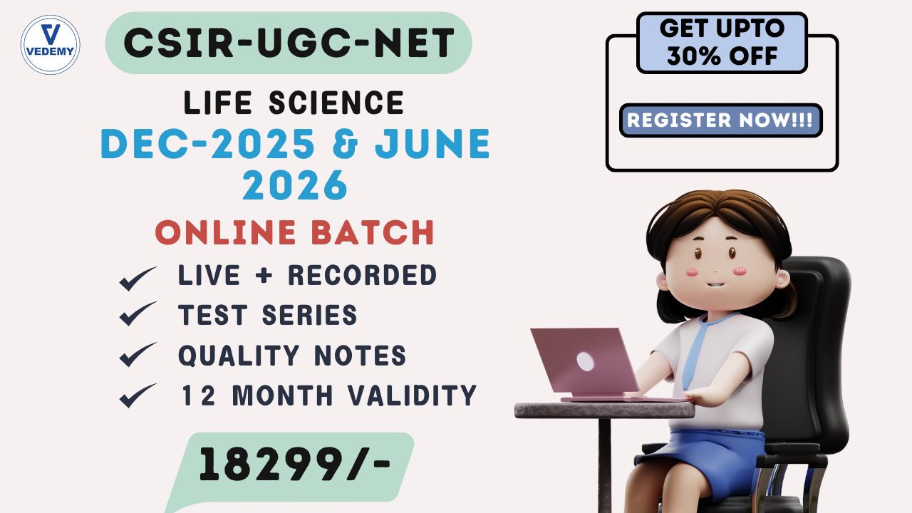 CSIR-UGC-NET Dec 2025 - June 2026 (12-Month Online Program)