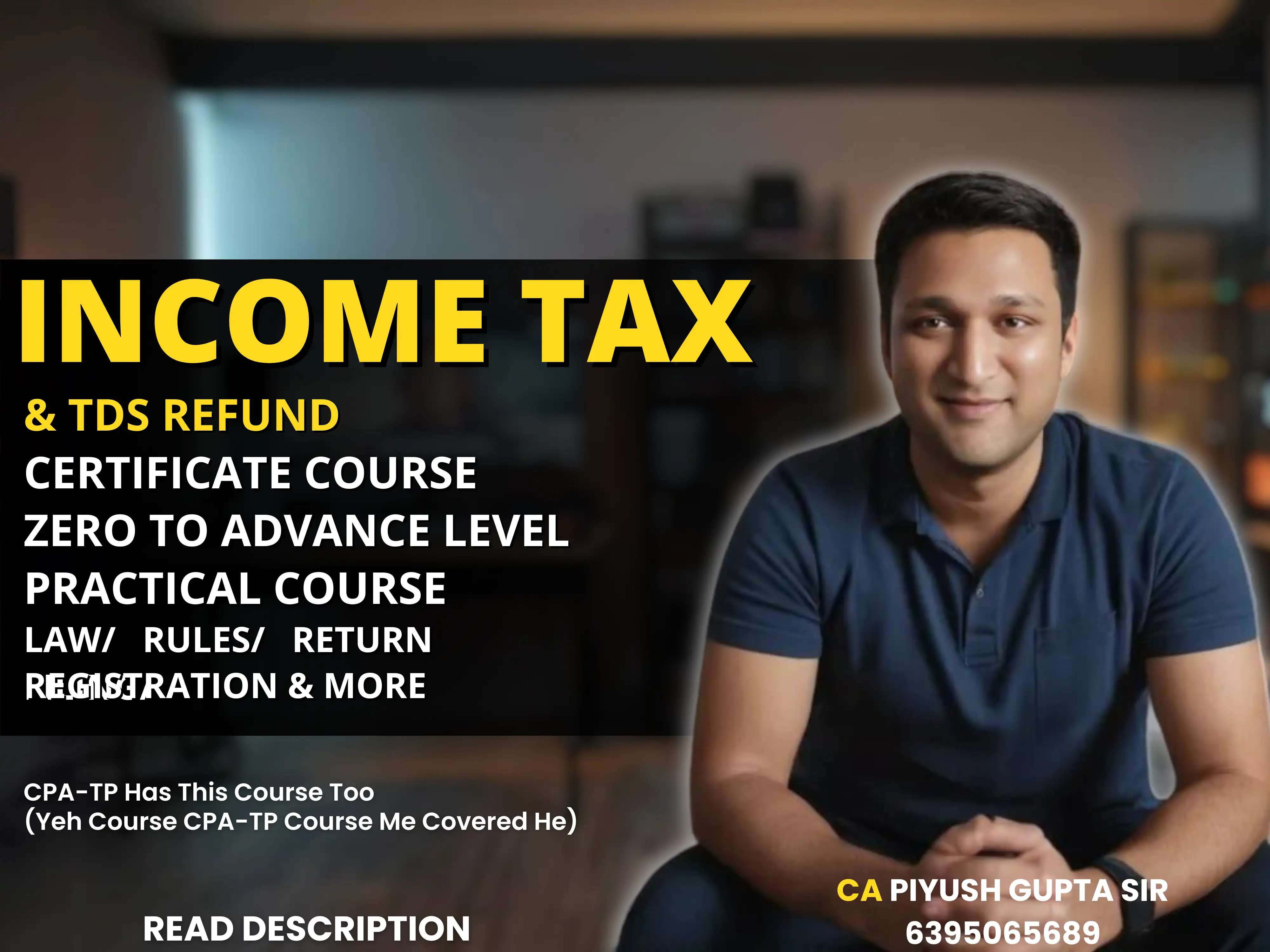 Income Tax & TDS Refund Certificate Course - SC2