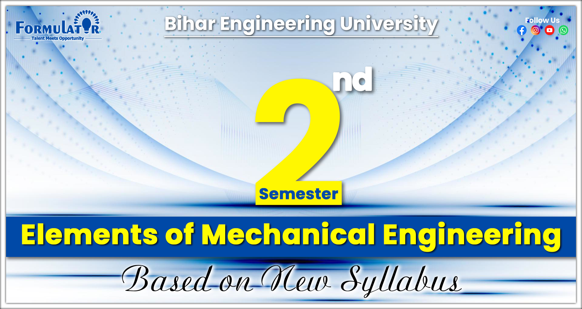 100204 Elements of Mechanical Engineering