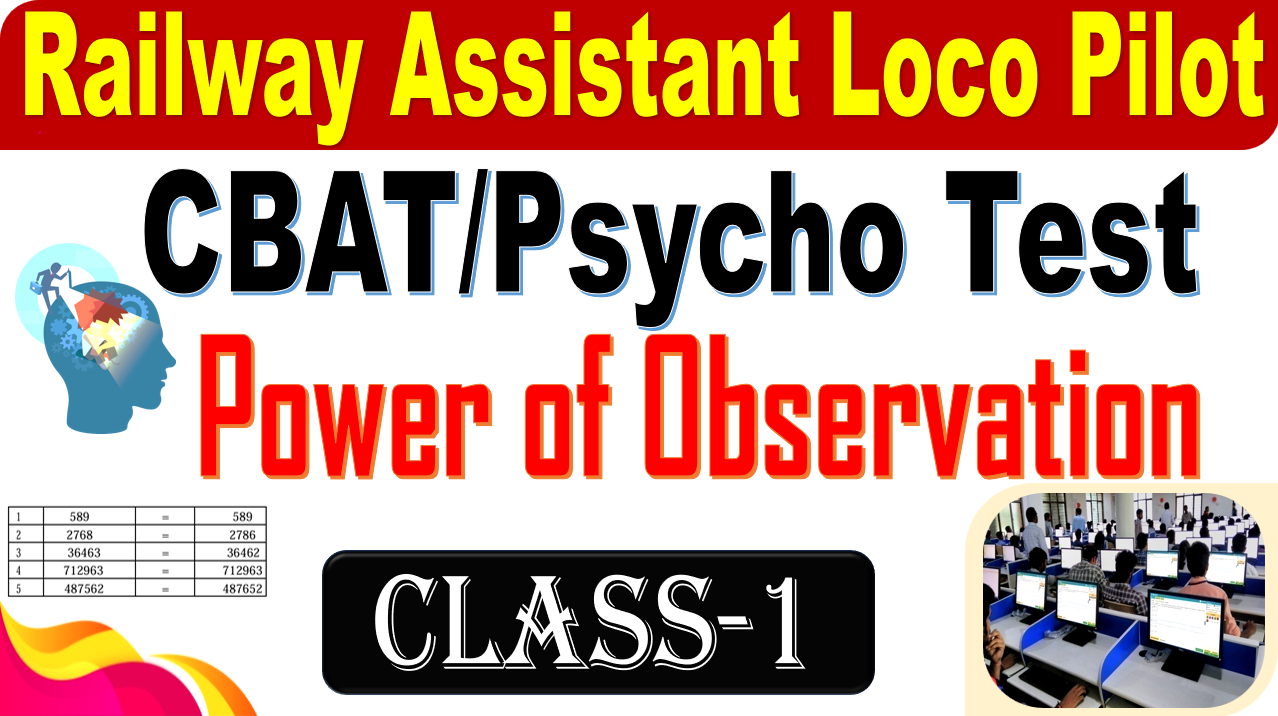 Power of Observation Test-1