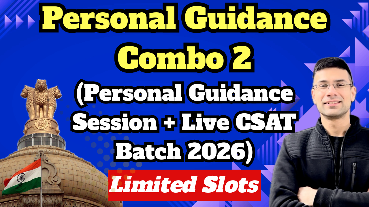 Personal Guidance Combo 2 (Personal Guidance Session + Live CSAT Batch 2026)