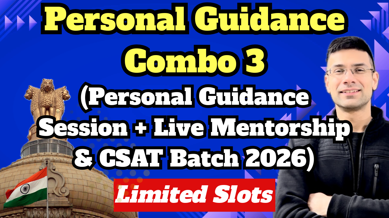 Personal Guidance Combo 3 (Personal Guidance Session + Live Mentorship & CSAT Batch 2026)