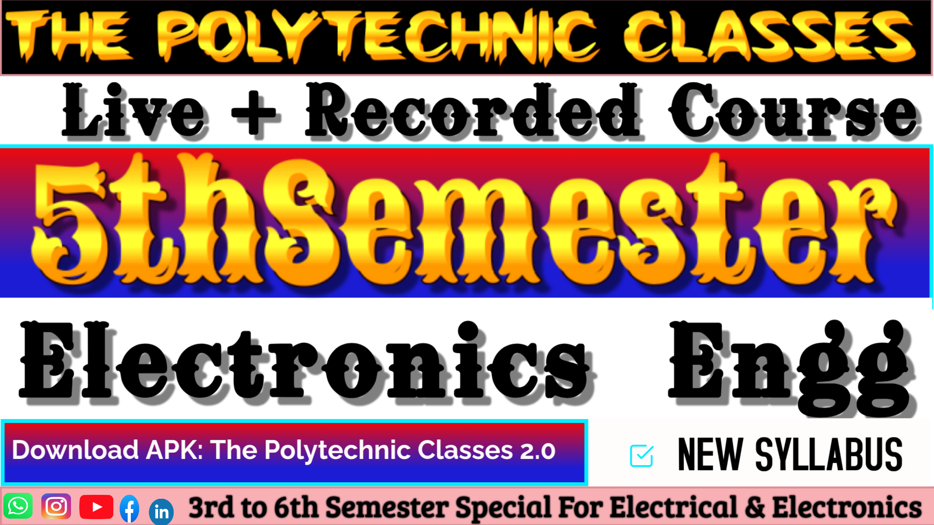 5th Semester Electronics Engg 