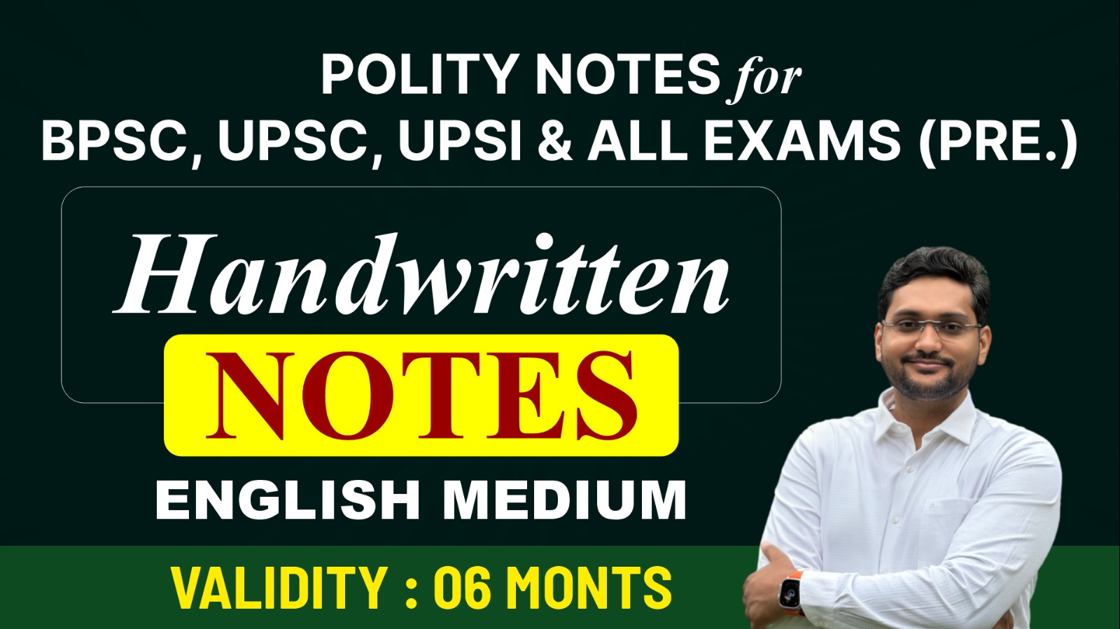 Karan Sir Class Handwritten Polity Notes 2024-2025