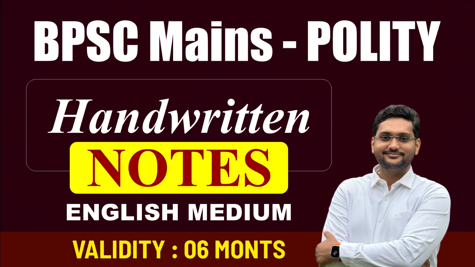 BPSC MAINS POLITY HANDWRITTEN NOTES 2024-2025