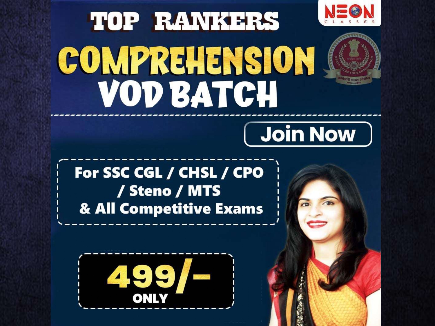 TOP RANKERS COMPREHENSION BATCH 