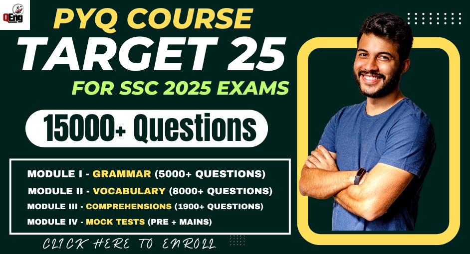 TARGET 25: PYQ COURSE FOR SSC 2025