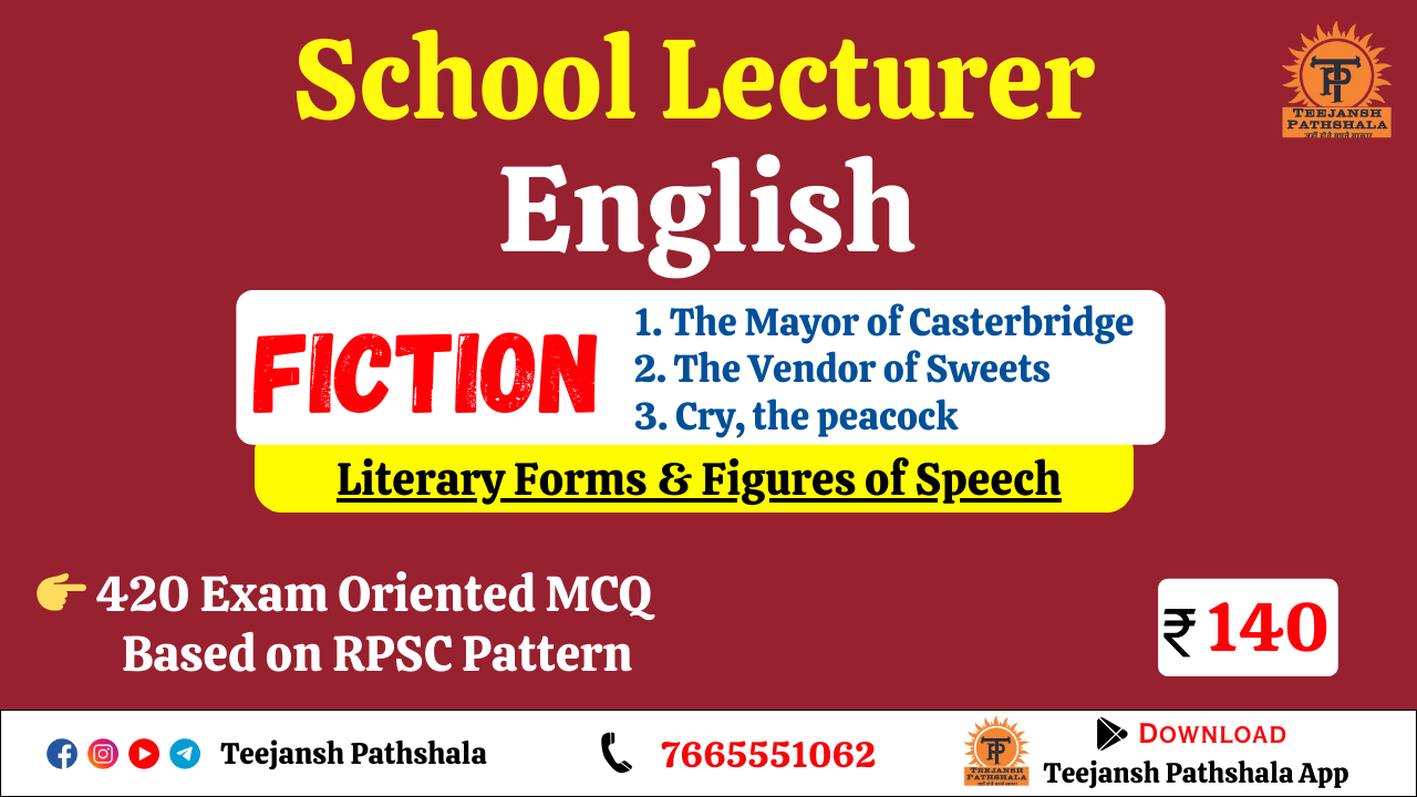 FICTION Exam Oriented MCQ (Test Series)