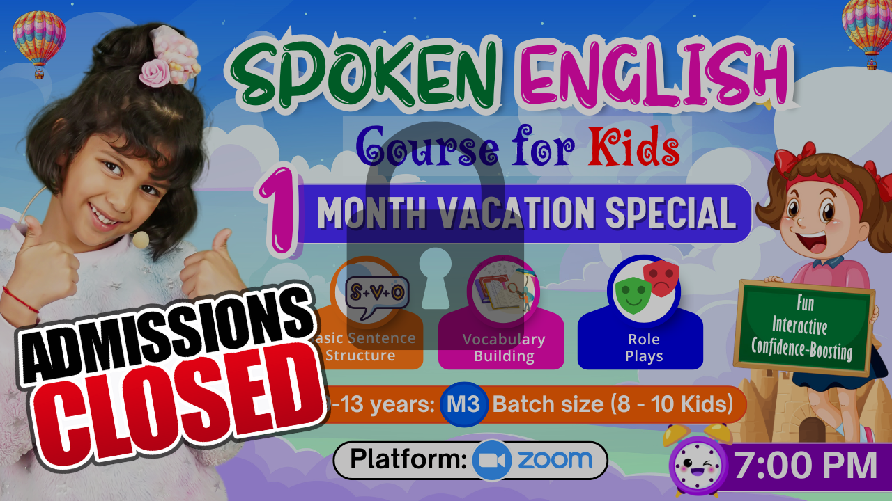 Kids English Champ ~ (M3 = 9-13)  