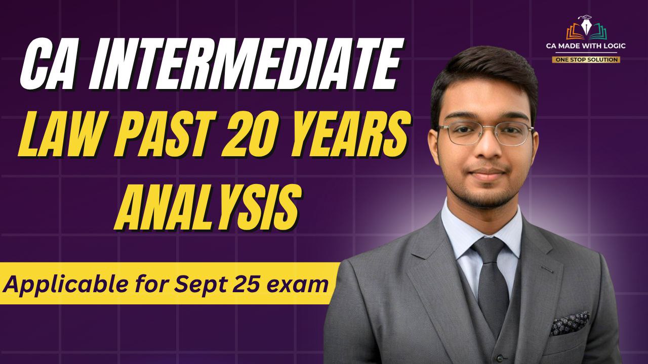CA Inter Company Law Past 20 years QA points analysis | Sept 25 / Jan 26 exam | 80% paper prediction. |