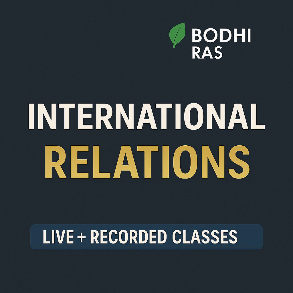 International relation (RAS Mains Paper 3)
