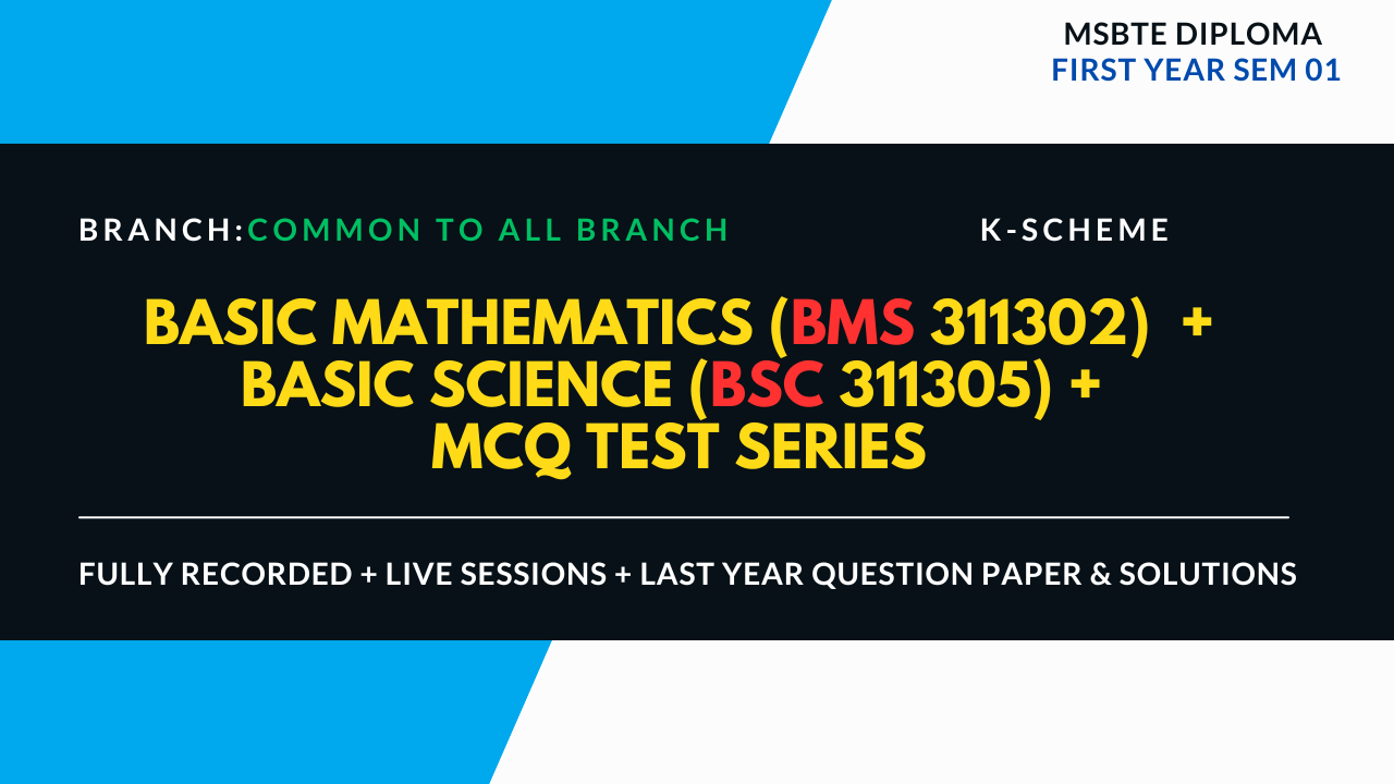 Basic Mathematics + Basic Science 