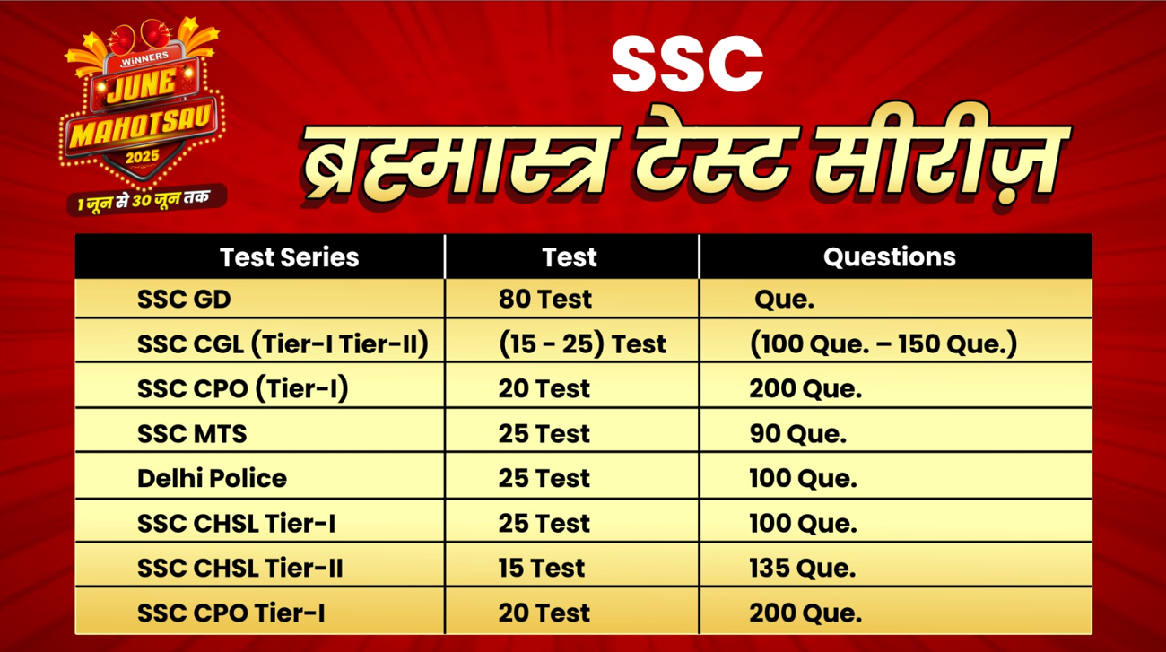 SSC ब्रम्हास्त्र TEST SERIES